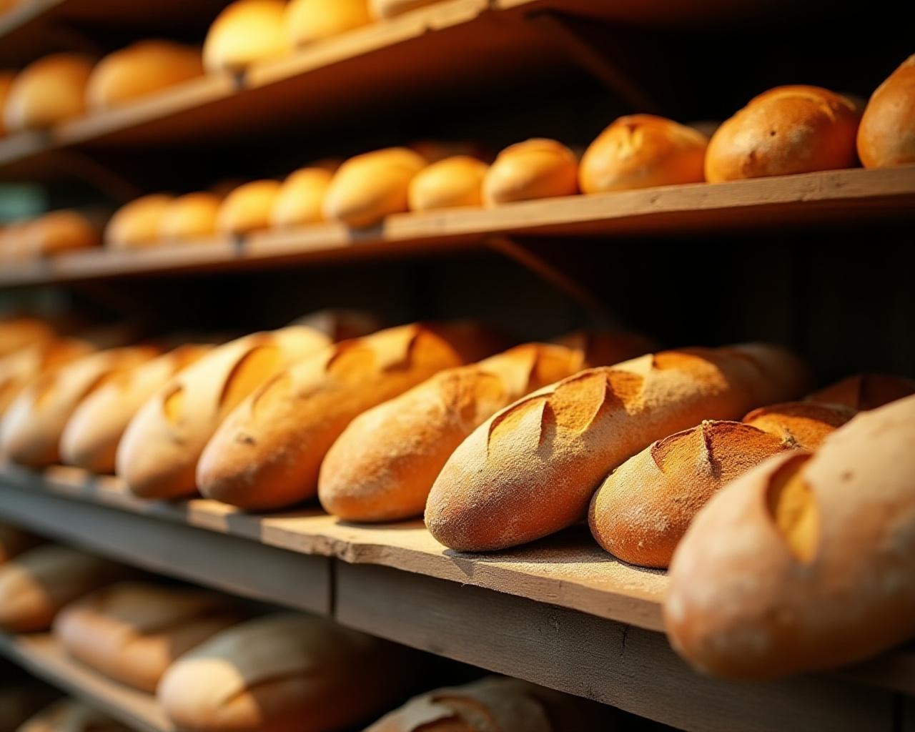 Esposizione di pane artigianale